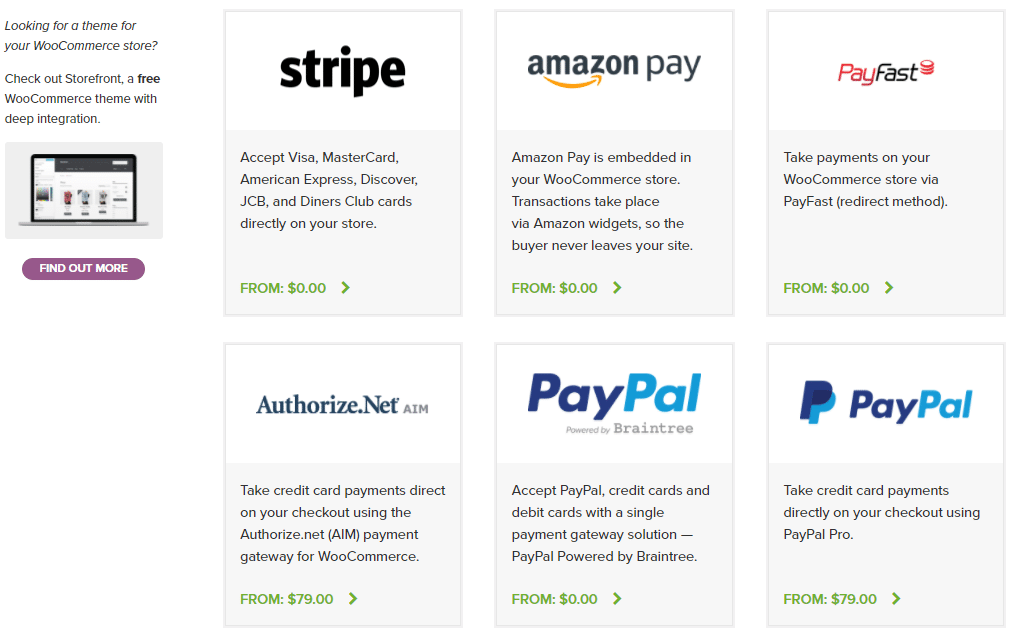 some WooCommerce payment gateways