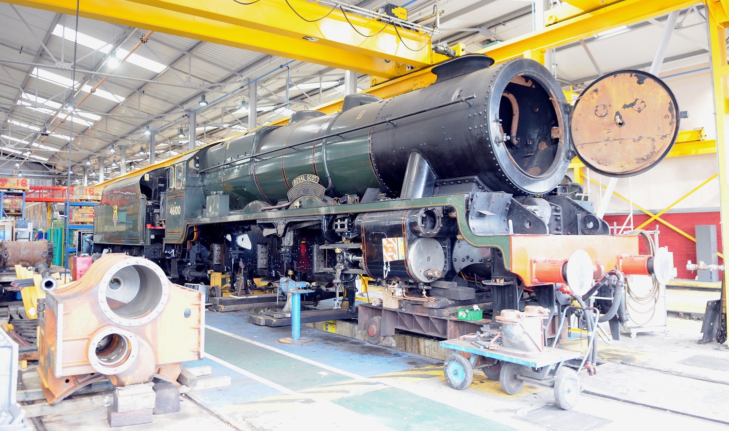 Royal Scot 46100, currently undergoing maintenance