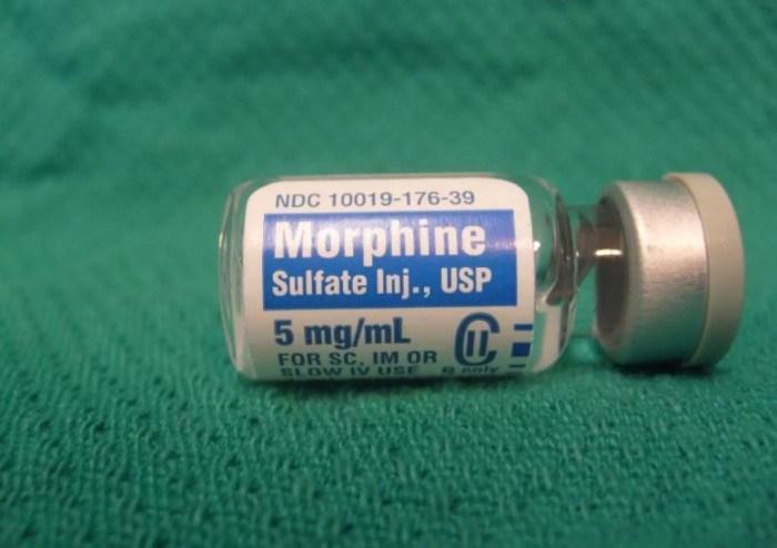 macam macam narkoba morphine