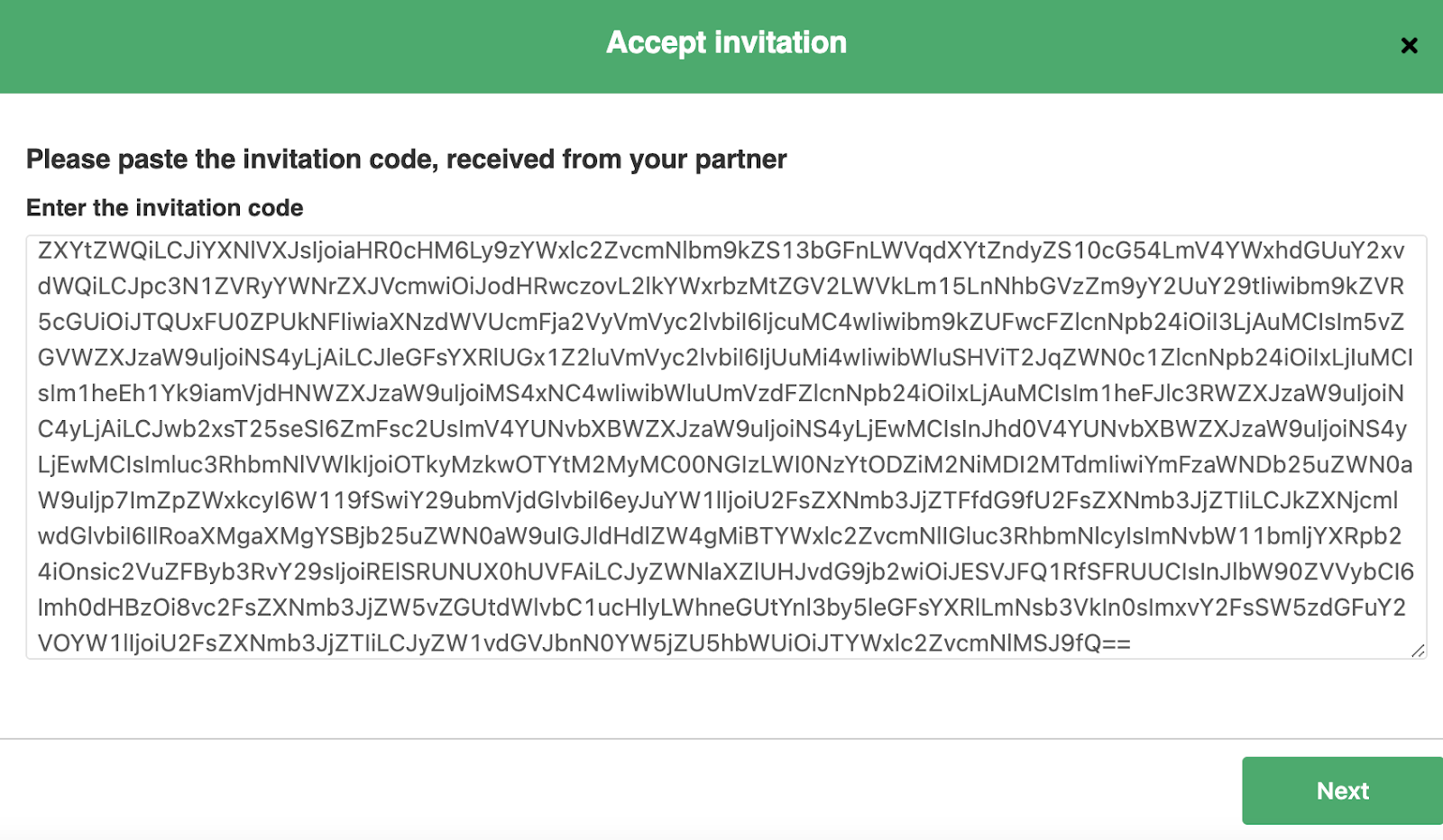 accept Salesforce Sync invitation 