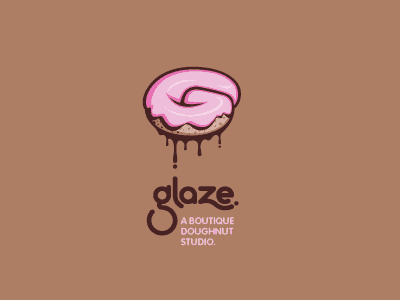 Glazed donut design