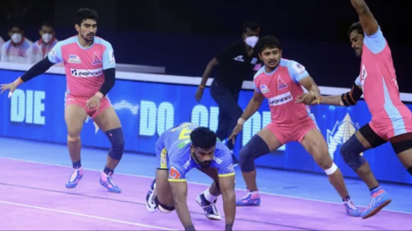Jaipur Pink Panthers have a tackle success rate of 16%