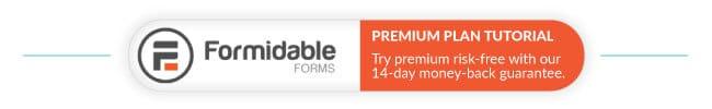 Formidable Forms pro plans