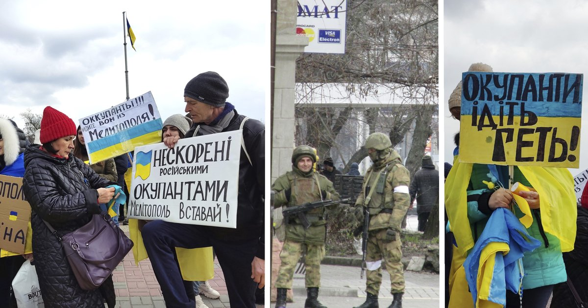 В Мелитополе жители просвещают россиян в истории, политике и вере - Телеграф
