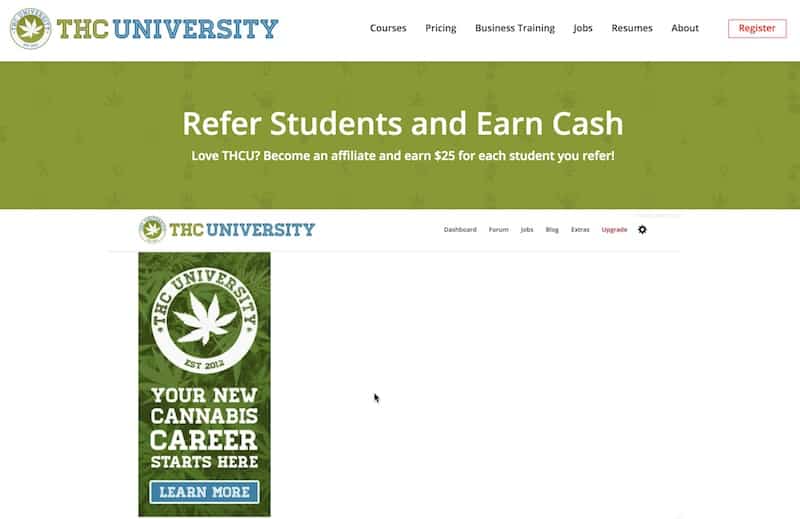 Programmes d'affiliation de marijuana
