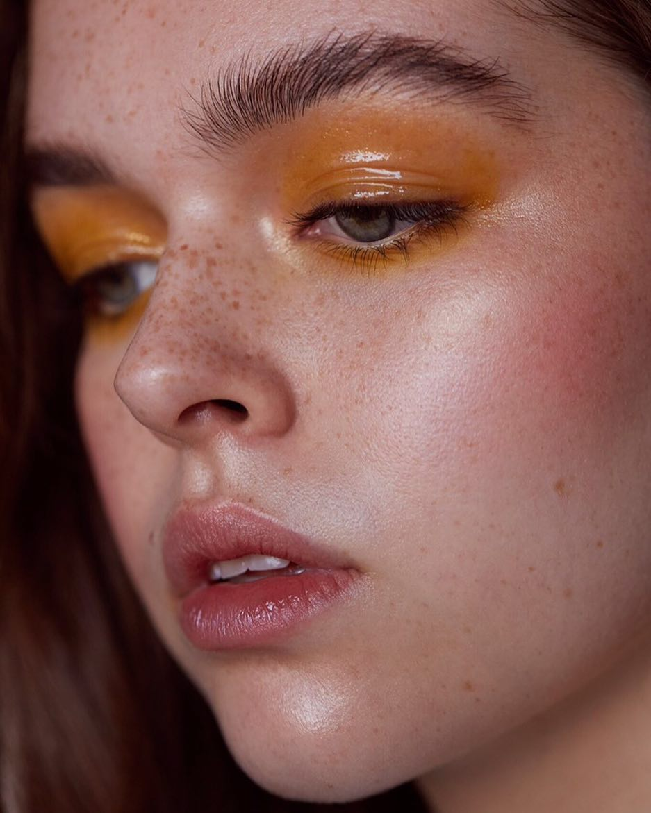 Yellow Glossy Lids