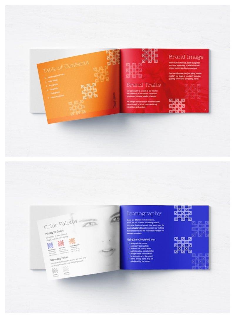Bold Fashion Brand Style Guidelines Template2