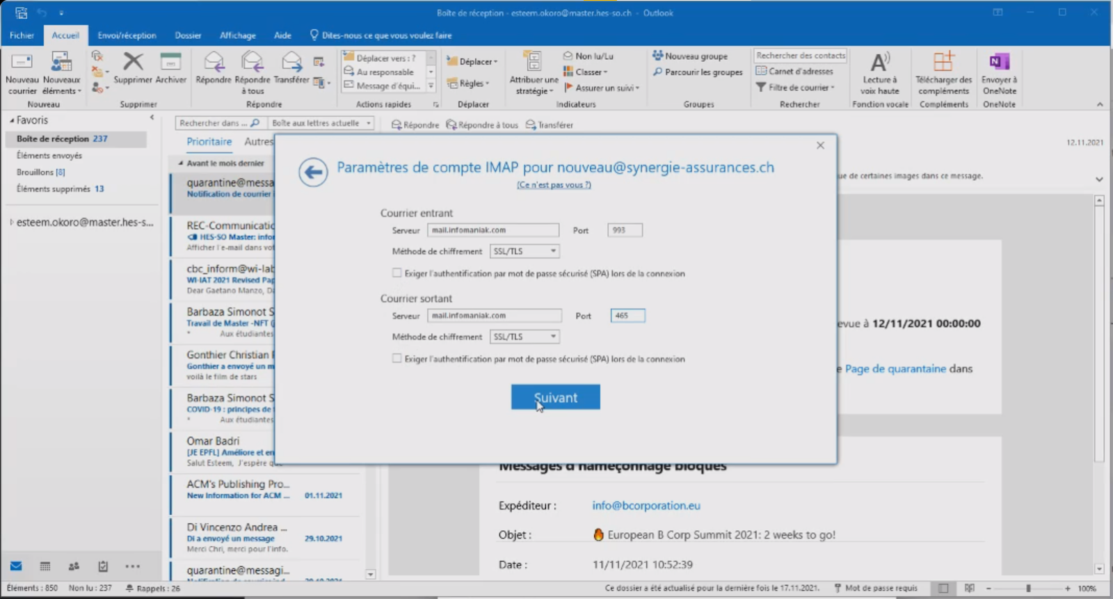 Comment ajouter un compte de messagerie à Microsoft Outlook sur Windows - image GeekWorkers - 8