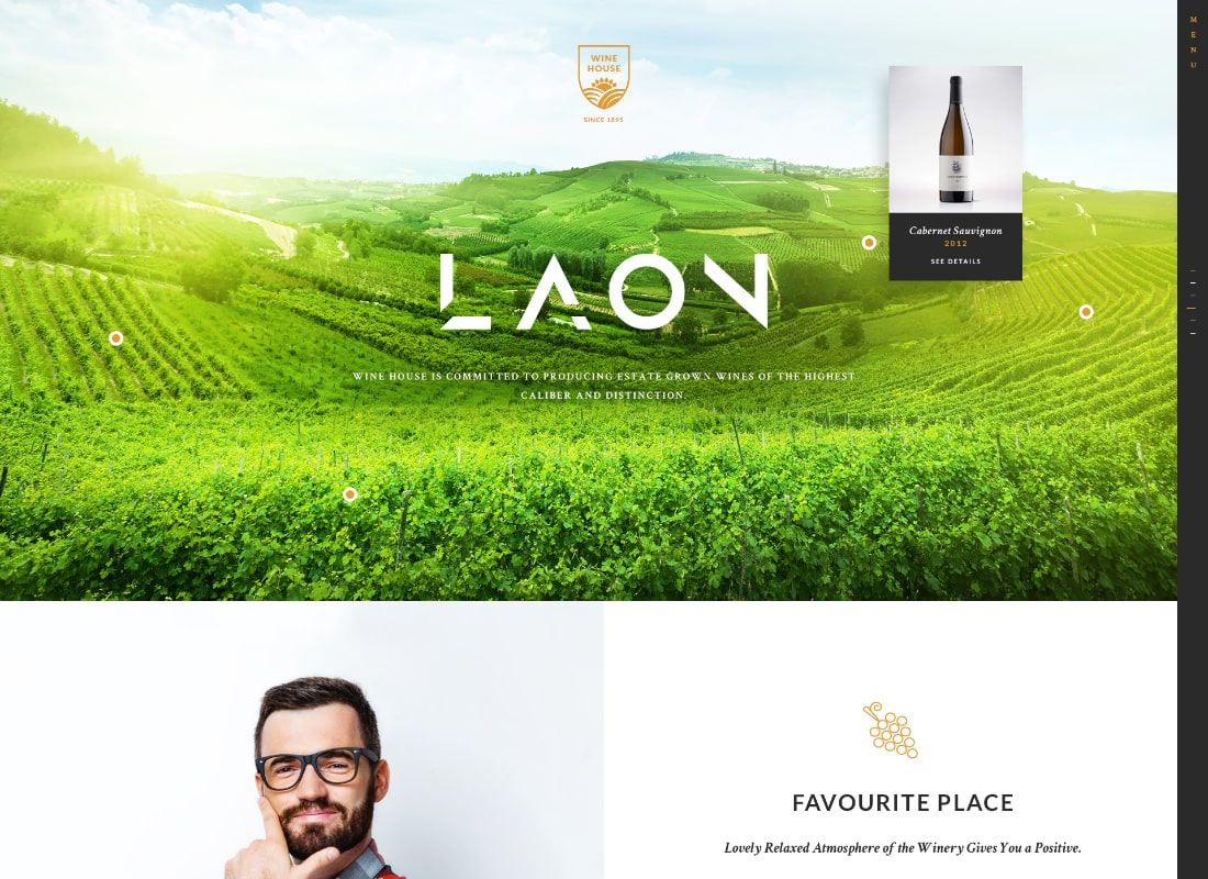 Laon |  Thème WordPress pour Wine House, Winery & Wine Shop