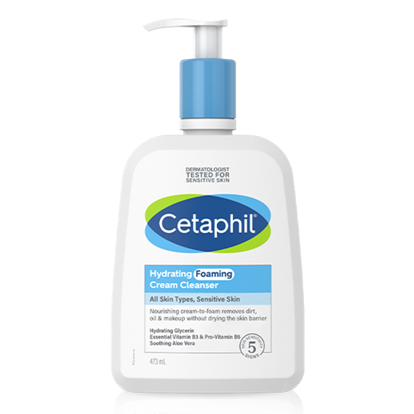 Cetaphil Hydrating Foaming Cream Cleanser là một sản phẩm sữa rửa mặt vô cùng lành tính