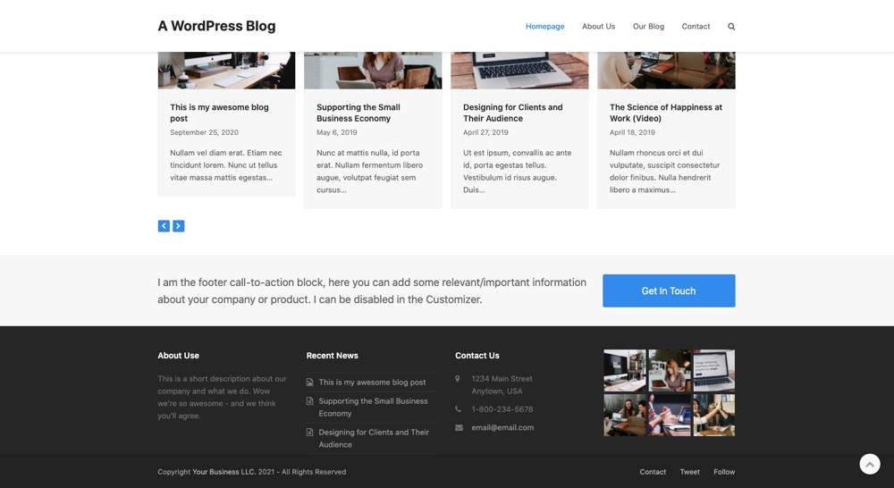 Menu Frontend - Personalizador ao vivo
