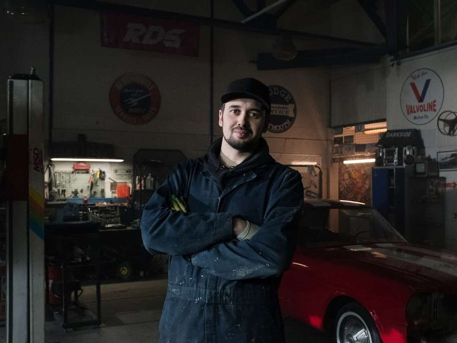 An auto body shop technician.