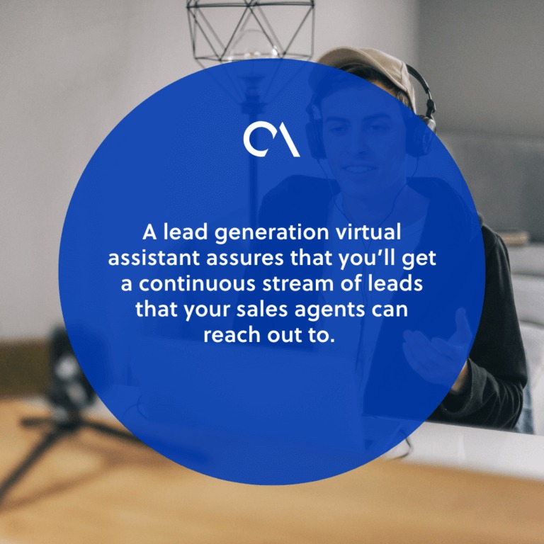 Image depicting the role of a virtual lead generation expert