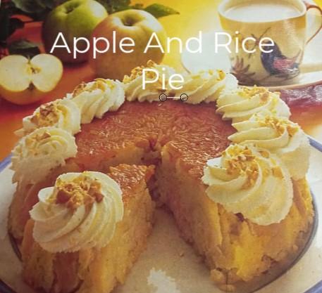      How To Make Apple and rice pie: