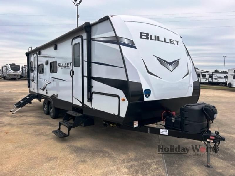 Take home one of the Keystone Bullet travel trailers for sale at Holiday World today.