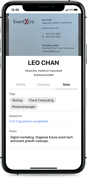 Bussiness Card App