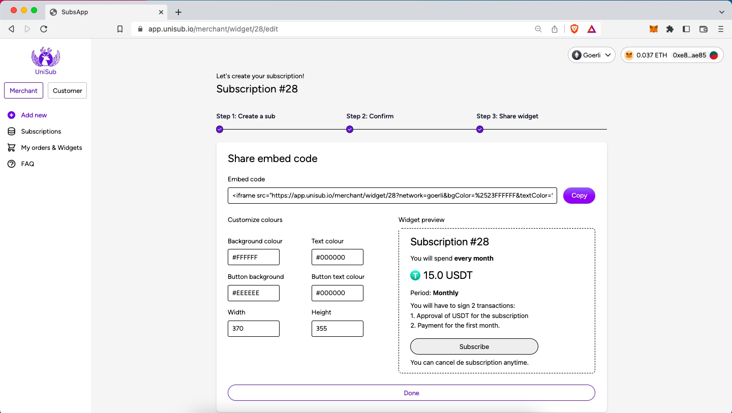 How Does Unisub Work?