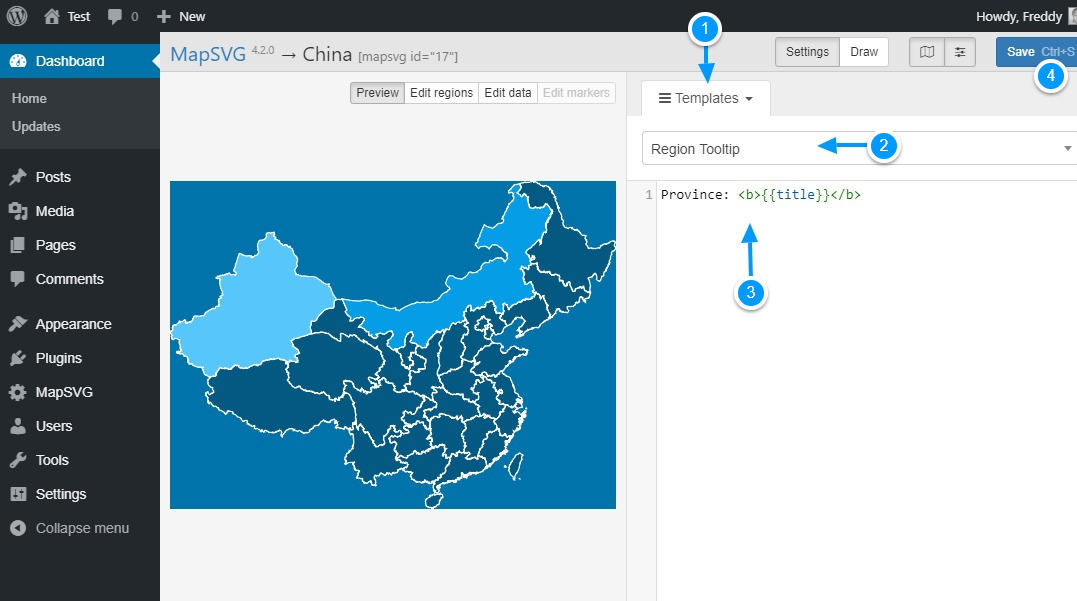 adicionando dicas de ferramentas no plugin mapsvg wordpress