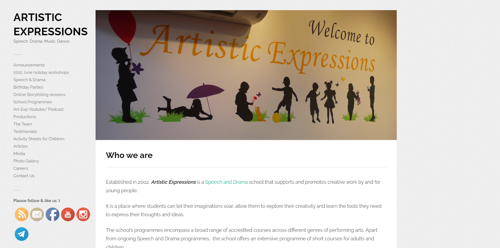 best speech and drama classes in singapore_artistic expressions