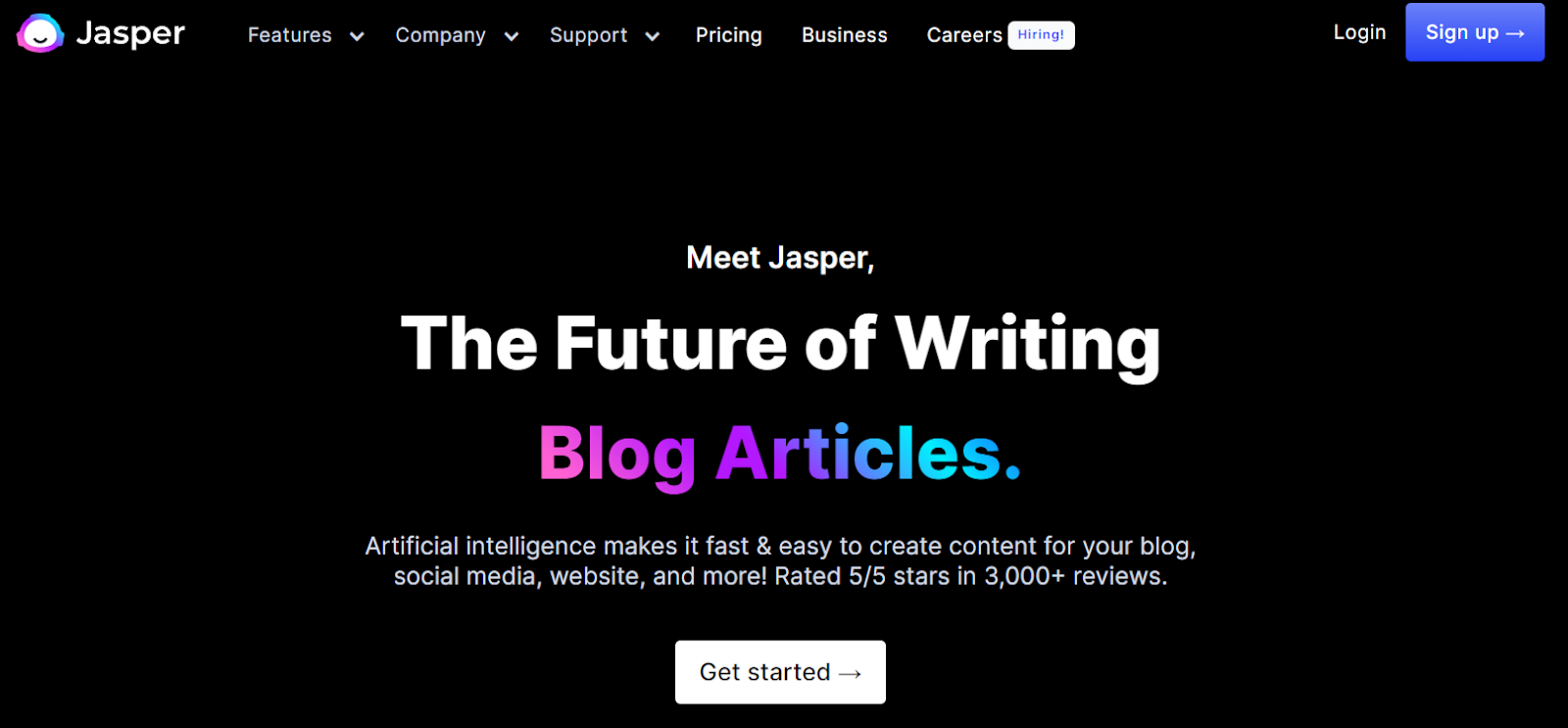 Jasper AI is one of the best AI writing tools.