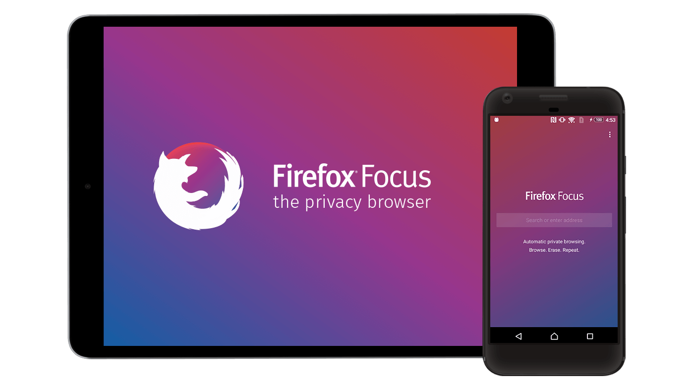 Firefox Focus Best Free Light Weight Privacy Browser For Android Review -  TECHWIBE