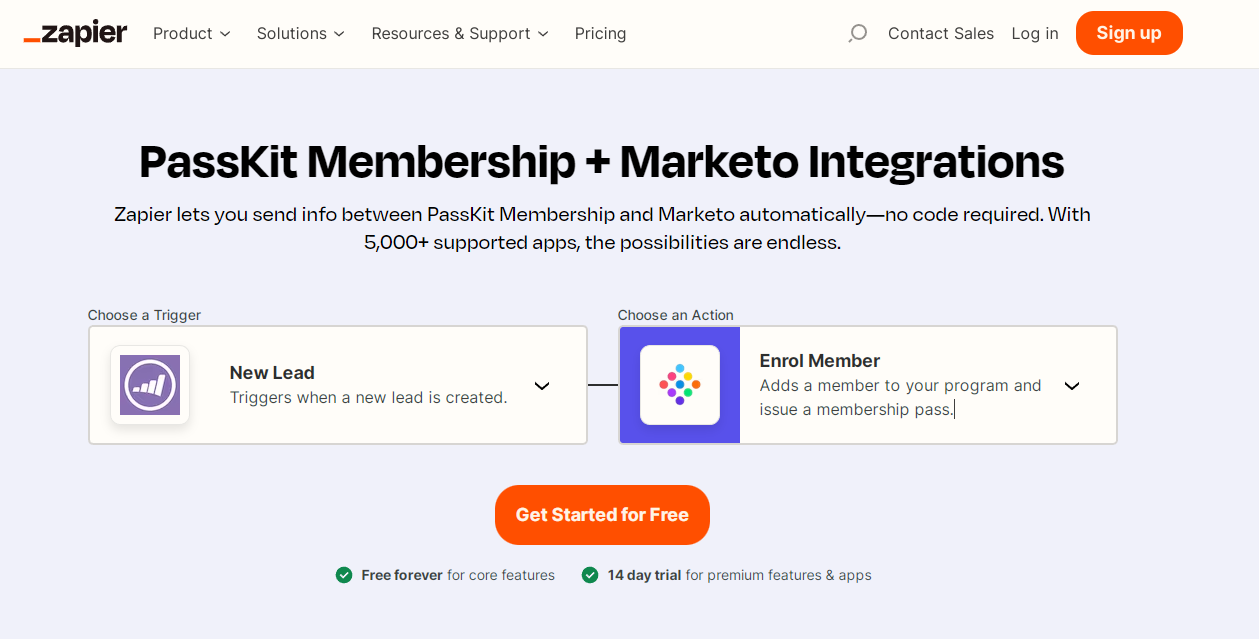 Marketo integration with PassKit