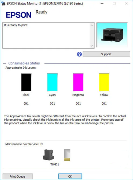 Epson Printer Not Printing 3