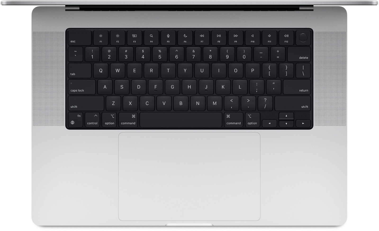 MacBook Pro M1 2021 tiếp tục có trackpad Force Touch cực lớn