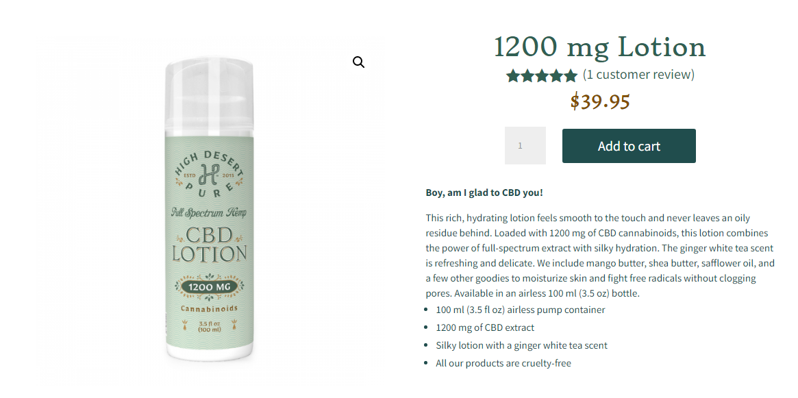 CBD Lotion