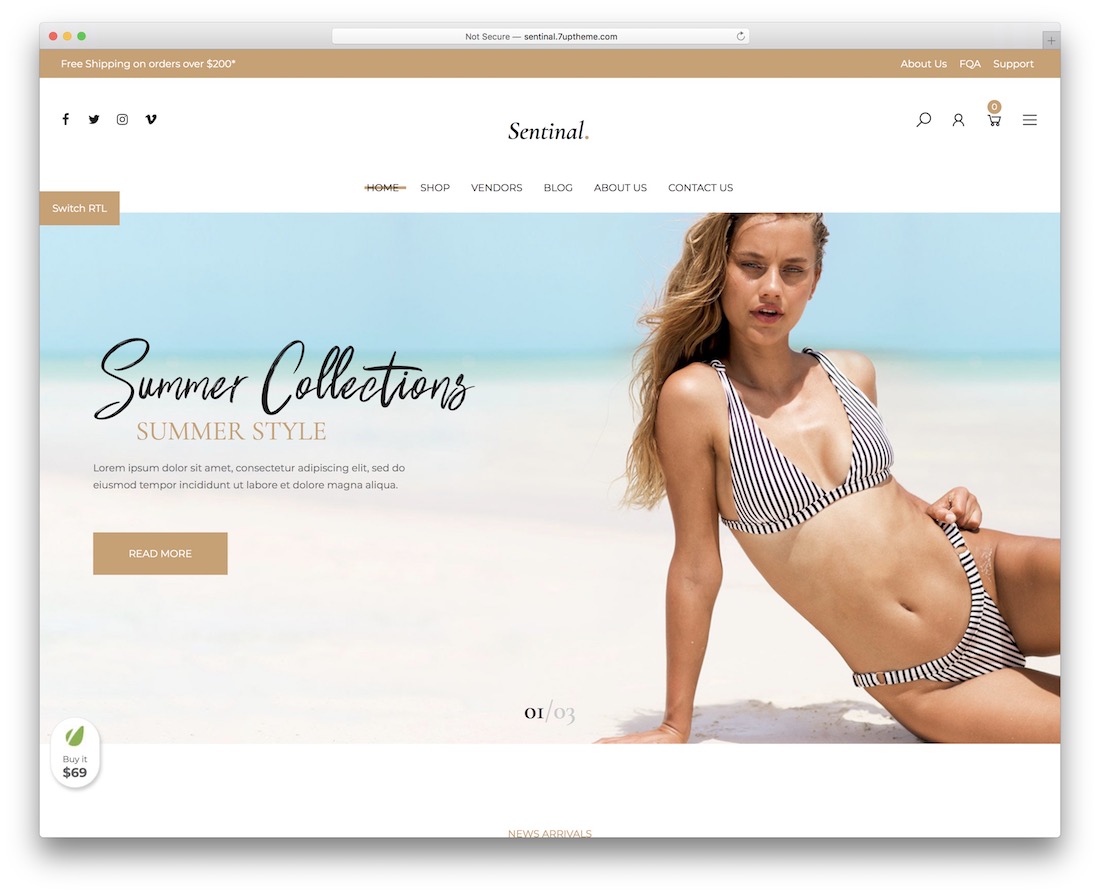 tema de wordpress joyería sentinal