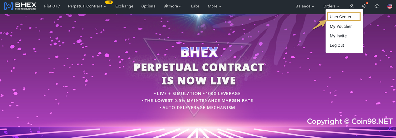 user center bhex