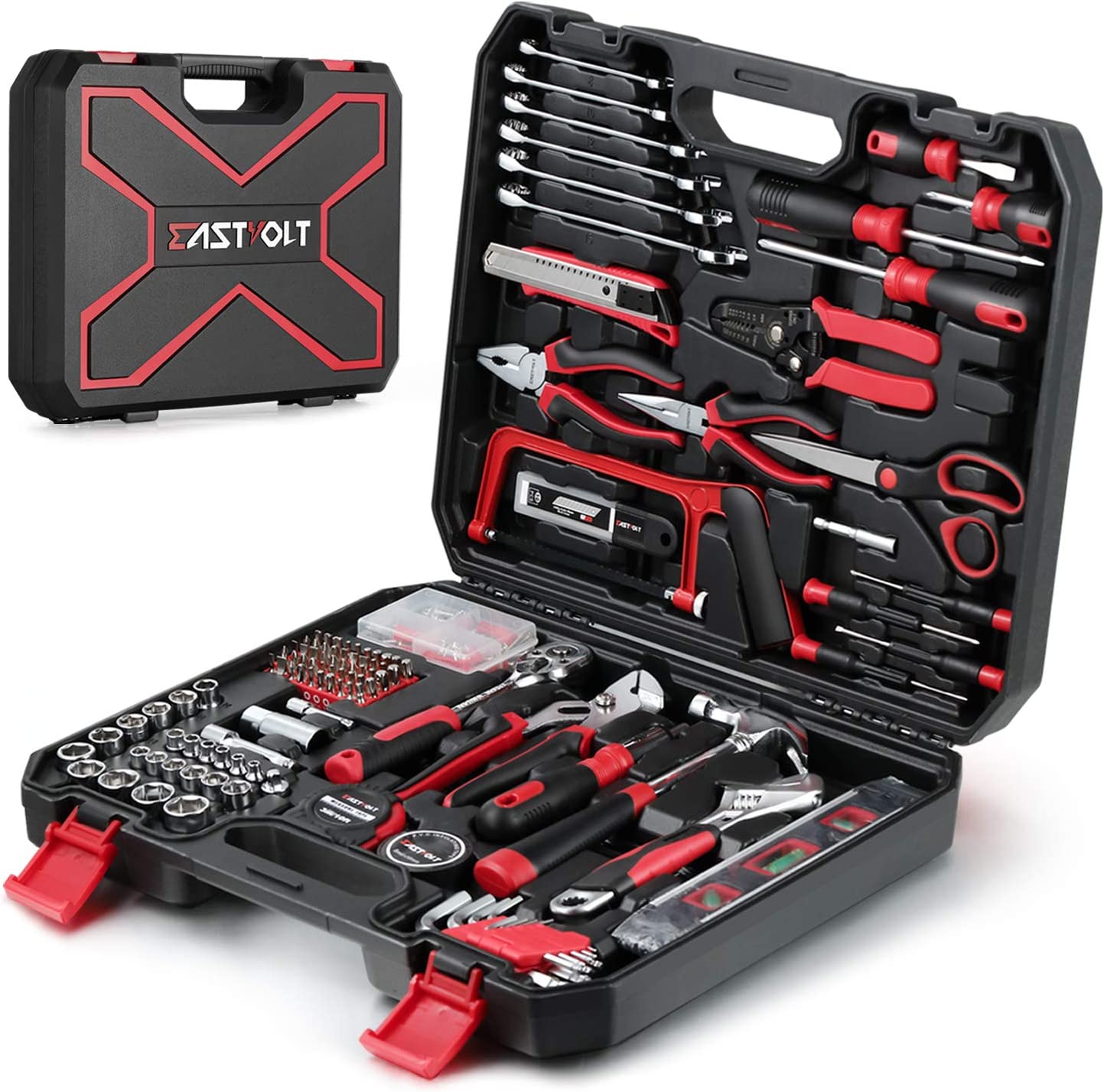 Eastvolt 218-Piece Household Tool Kit, Auto Repair Tool Set, Tool Kits 