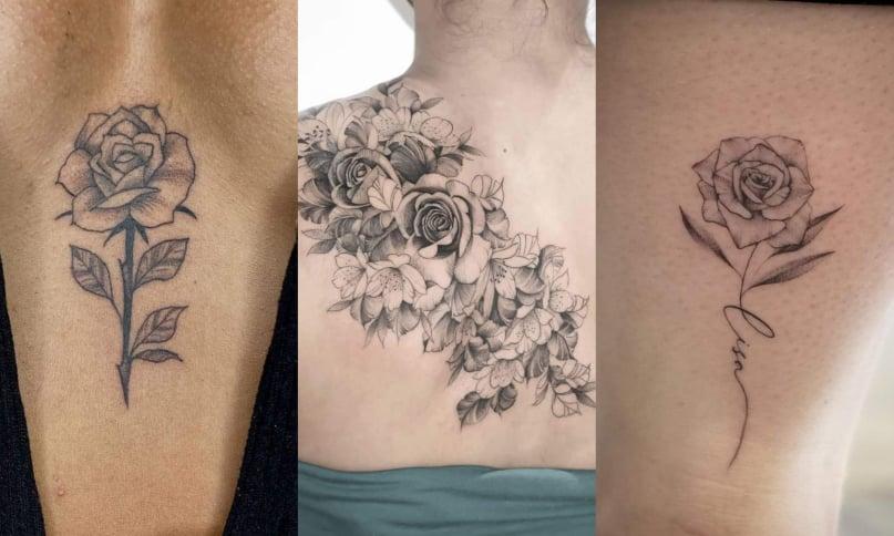 50+ Stylish Rose Tattoo Designs Ideas For Women - Tikli