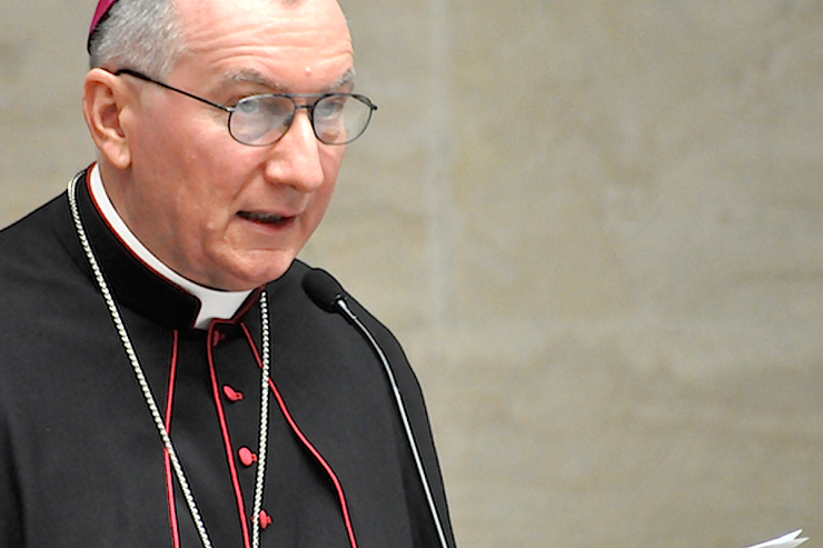 Mons. Parolin before to be nominate cardinal (Foto archive)