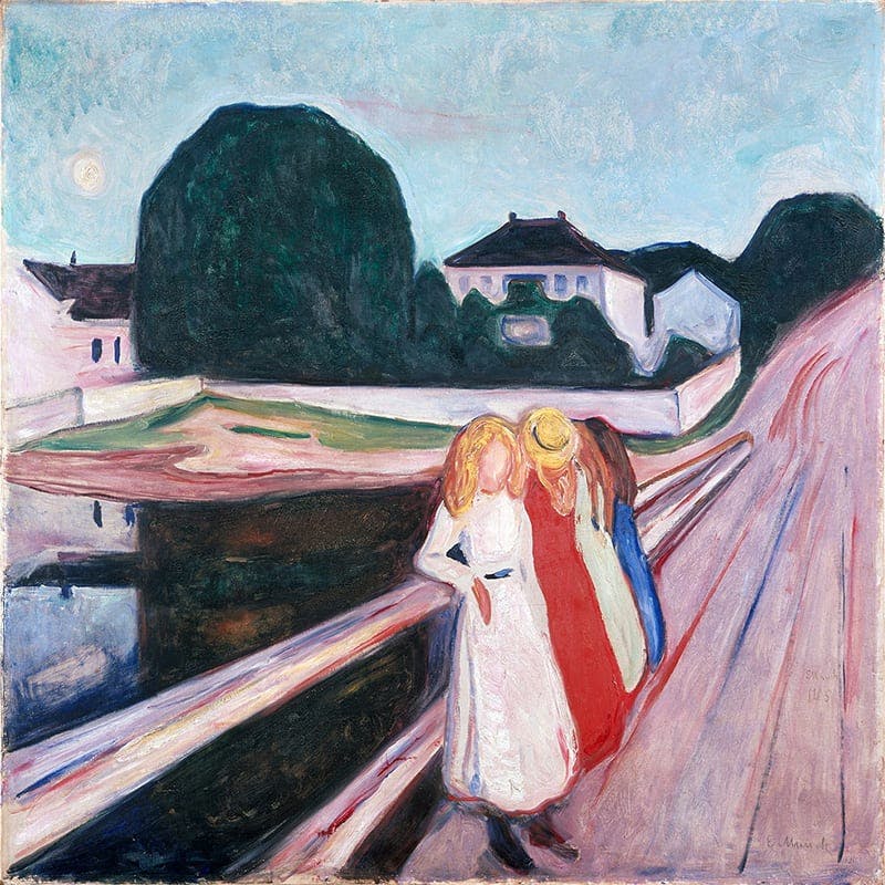 Girls on a Bridge, 1902