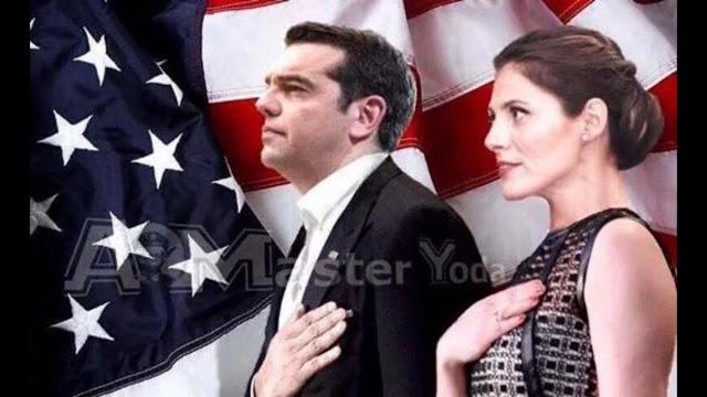 Αποτέλεσμα εικόνας για με το χέρι στην καρδιά στον αμερικανικό ύμνο ο Τσίπρας