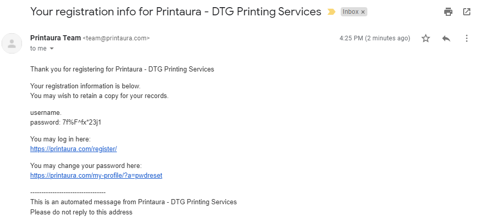 Printful vs Print Aura: Signing up for a free account - Print Aura