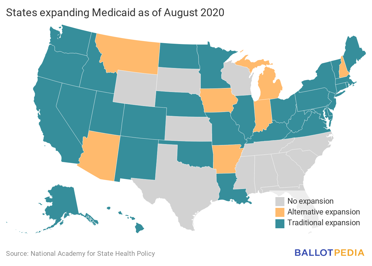 States expanding Medicaid
