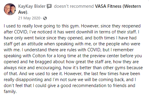 A assessment of VASA Conditioning OKC