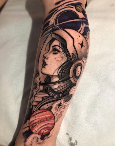 Lady Astronaut Tattoo