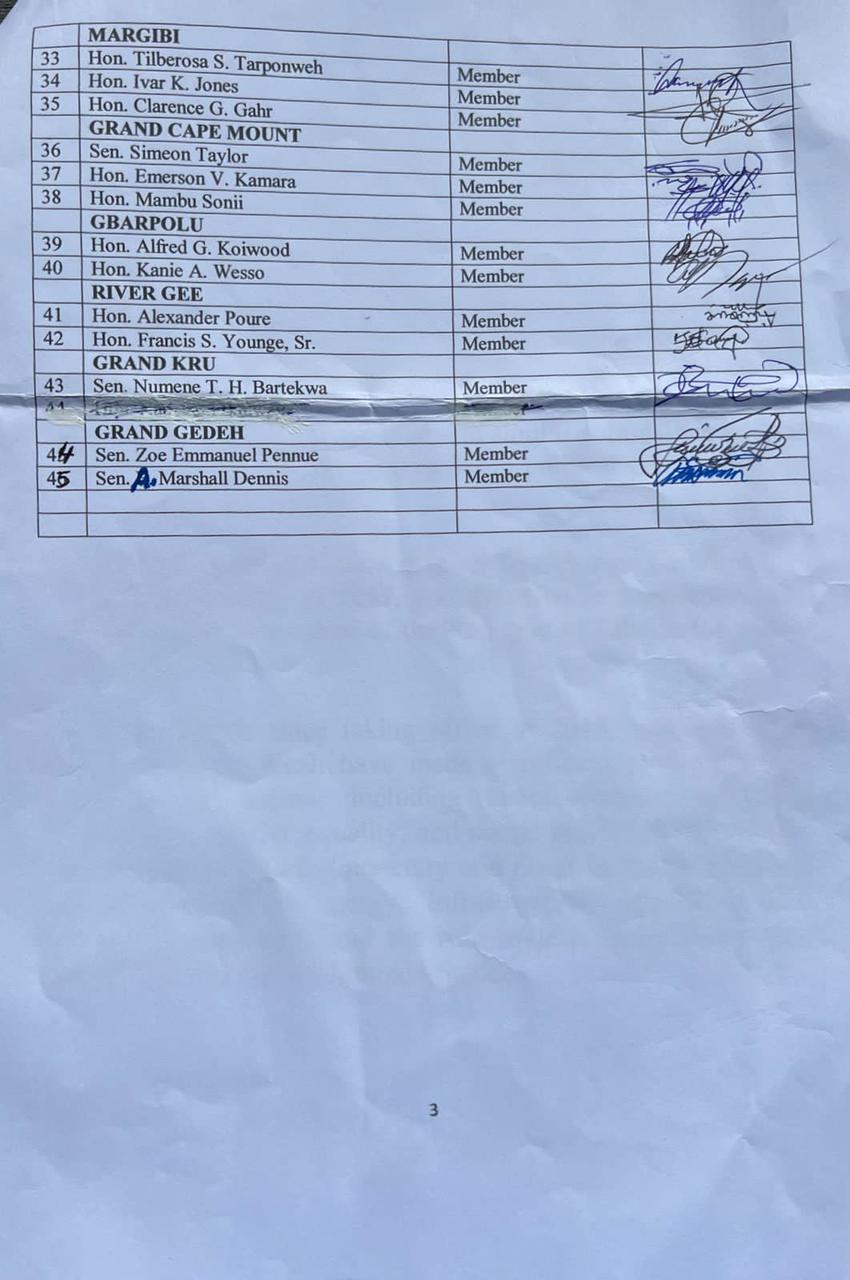 Misleading: 56 Lawmakers did not endorse Weah, neither did Thomas Goshua