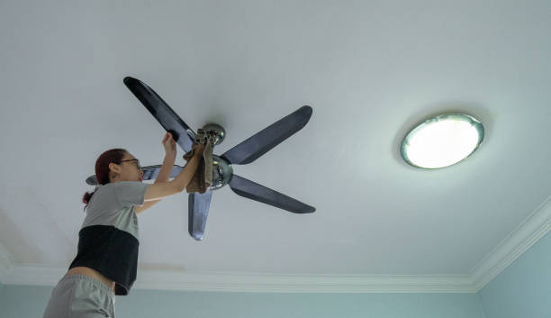 how to clean fans