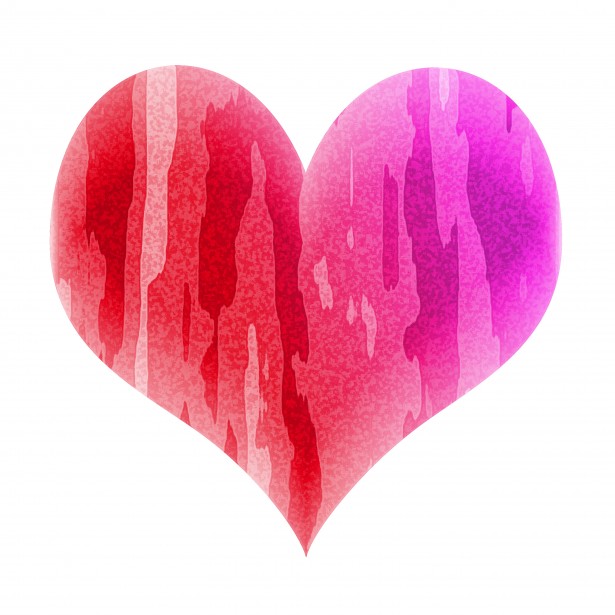 Pink Heart Shape