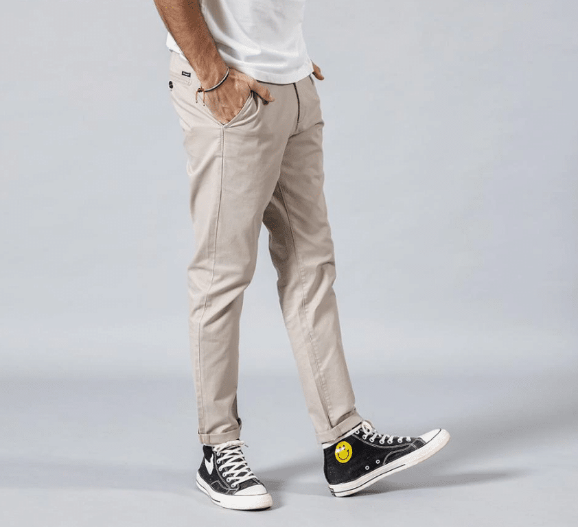 pantalon kaki homme été