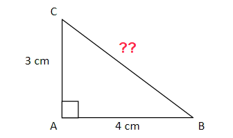 Calcul de théorème de Pythagore