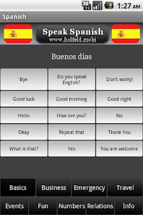 Speak Spanish apk Review