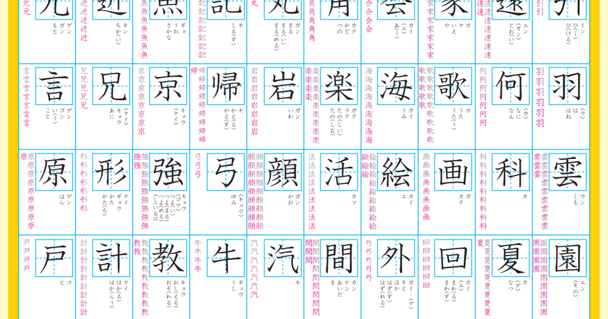 小学2年生漢字一覧1 Pdf Google Drive