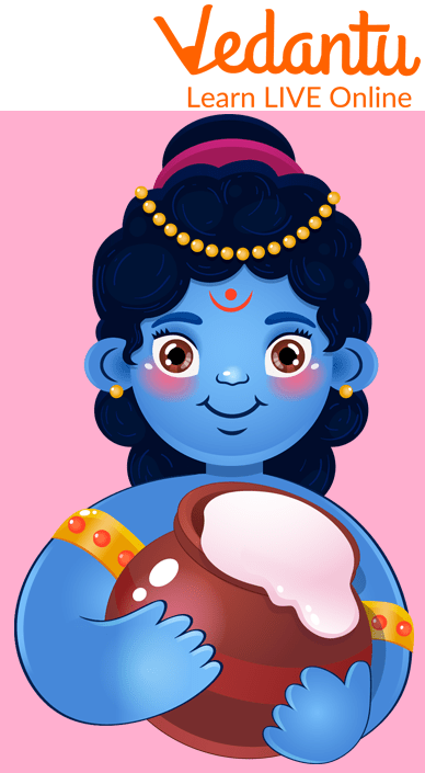Krishna with Butter Pot