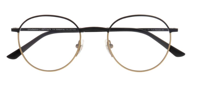 round metal frame eye glasses