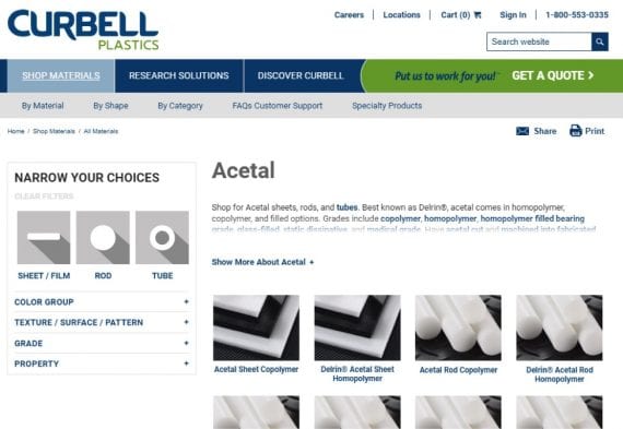 curbell plastics homepage
